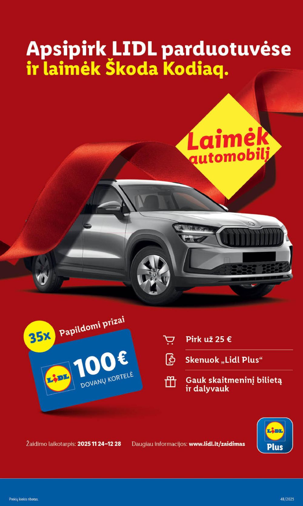 LIDL - Maisto prekių pasiūlymai (2025 11 24 - 2025 11 30) | 11