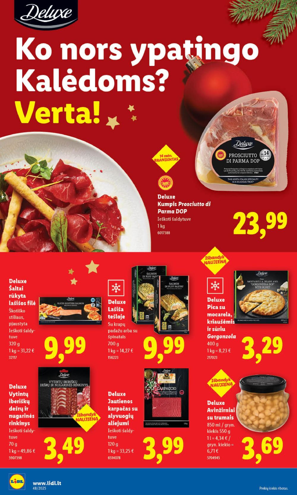 LIDL - Maisto prekių pasiūlymai (2025 11 24 - 2025 11 30) | 14