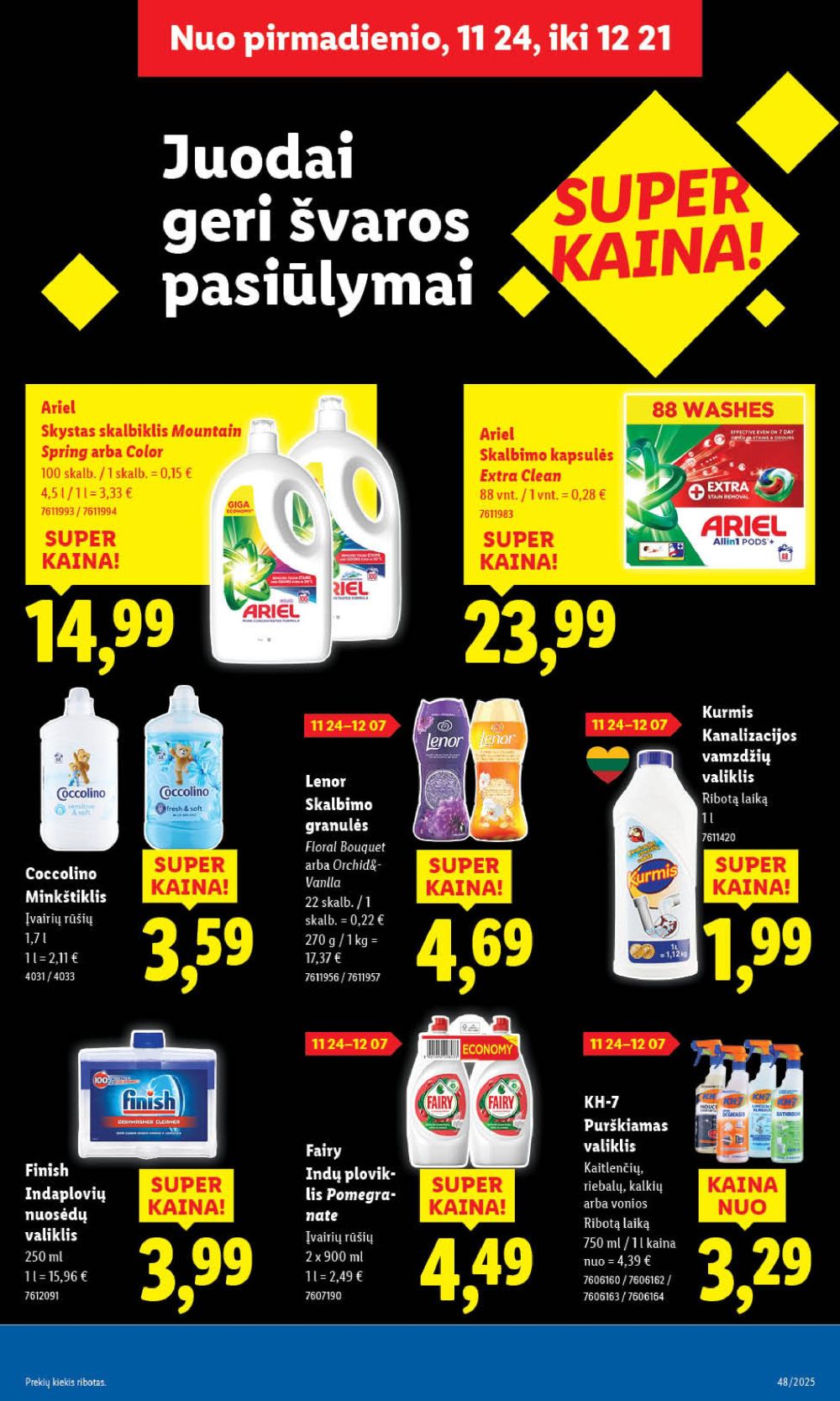 LIDL - Maisto prekių pasiūlymai (2025 11 24 - 2025 11 30) | 3