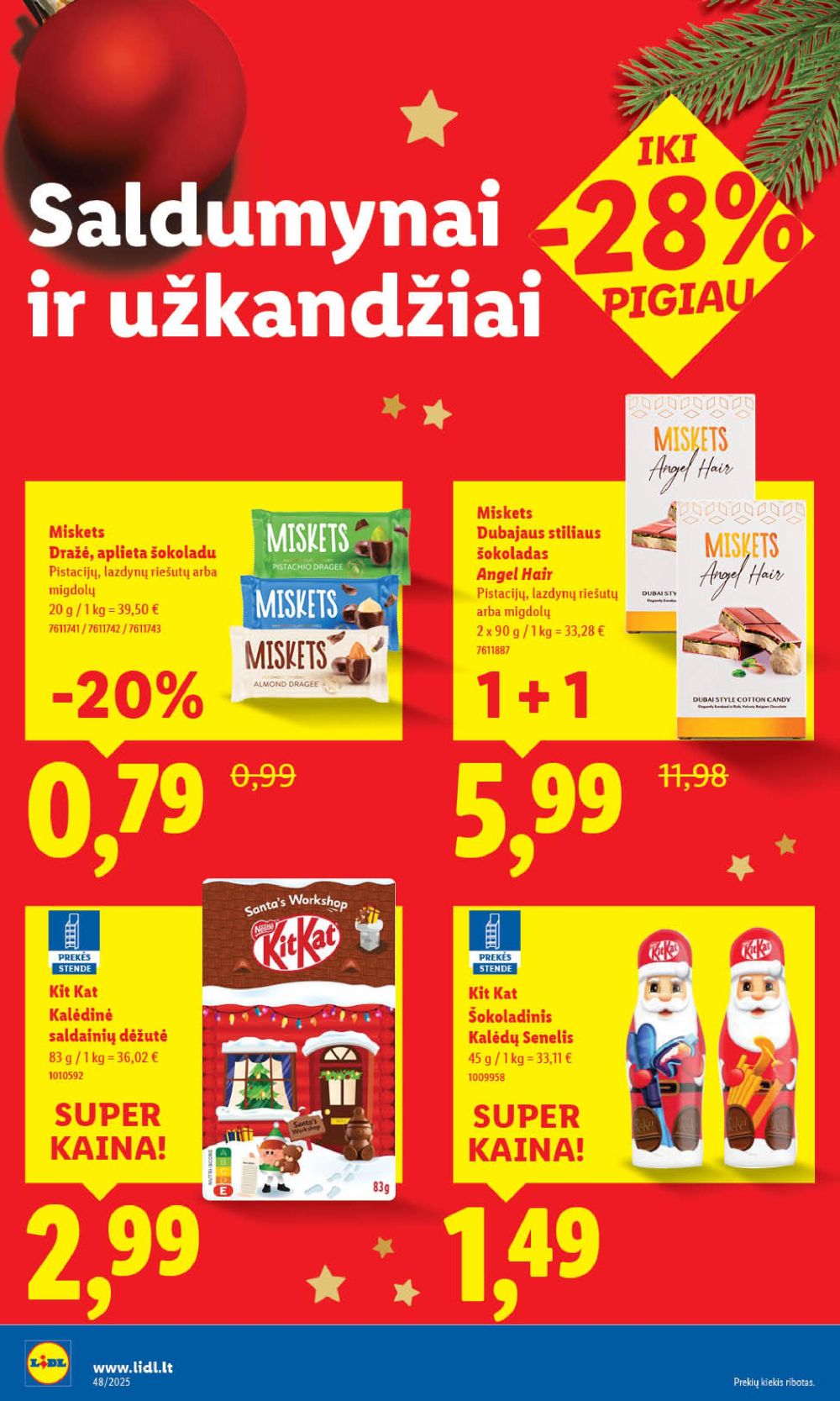 LIDL - Maisto prekių pasiūlymai (2025 11 24 - 2025 11 30) | 32