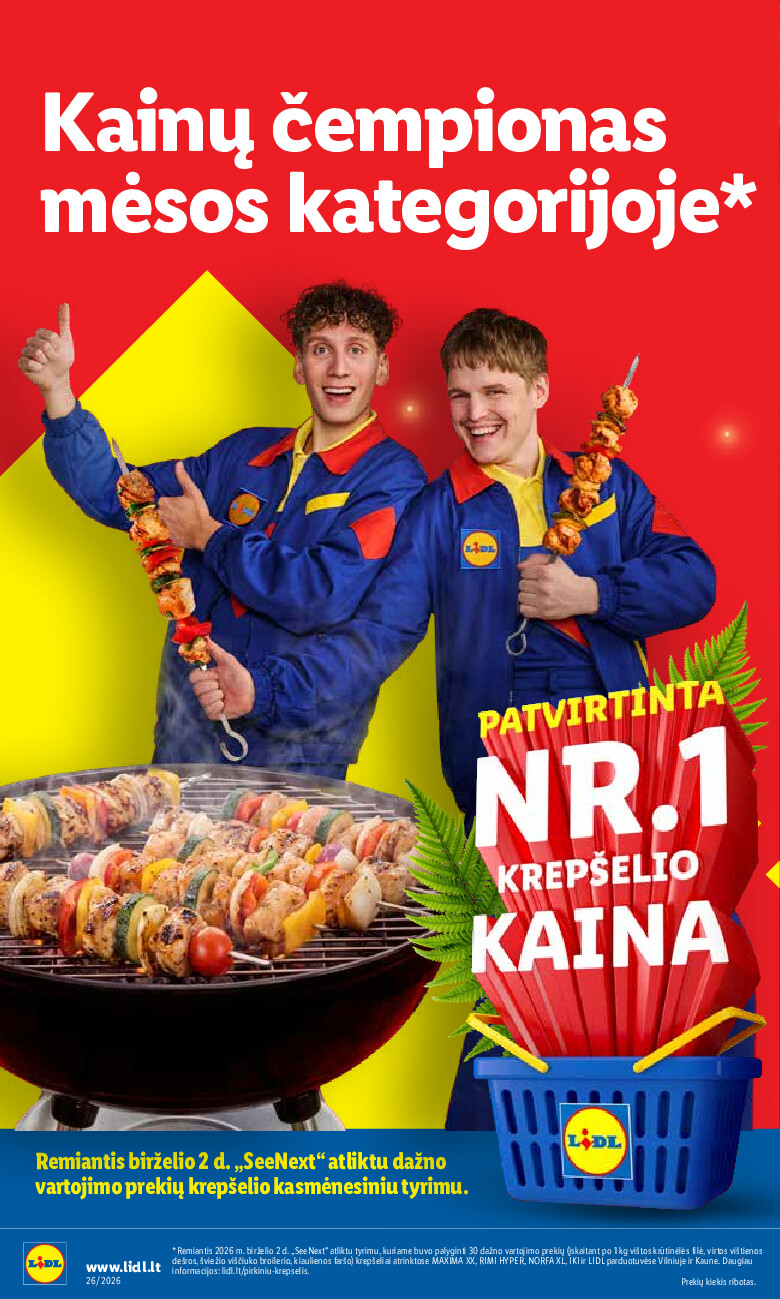 MAISTO PREKIŲ PASIŪLYMAI (2026-06-22 - 2026-06-28) | 2