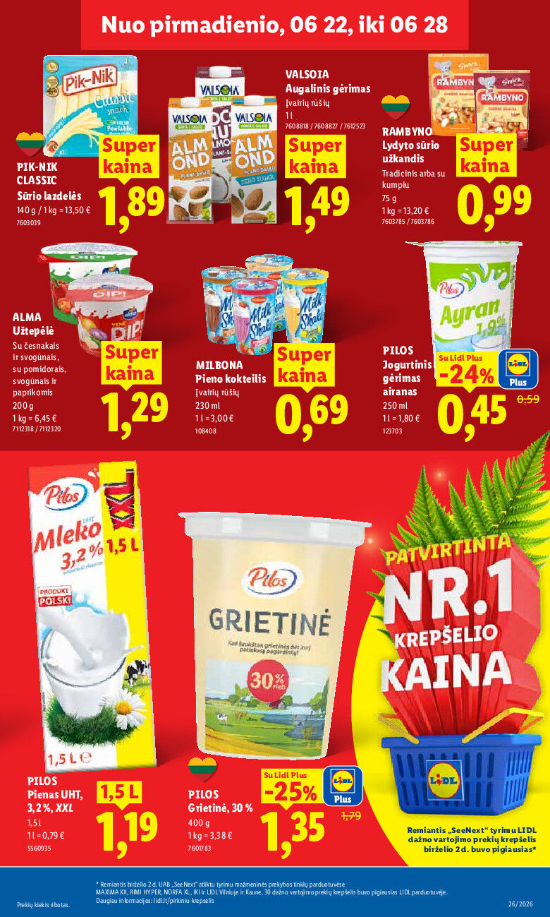 MAISTO PREKIŲ PASIŪLYMAI (2026-06-22 - 2026-06-28) | 19