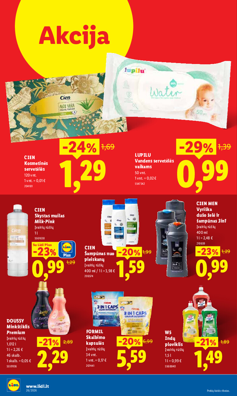 MAISTO PREKIŲ PASIŪLYMAI (2026-06-22 - 2026-06-28) | 29