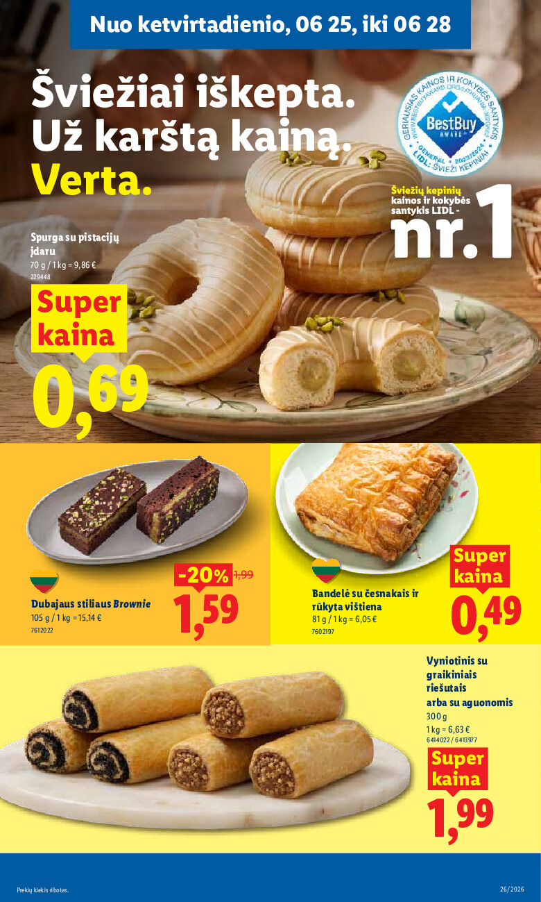 MAISTO PREKIŲ PASIŪLYMAI (2026-06-22 - 2026-06-28) | 35