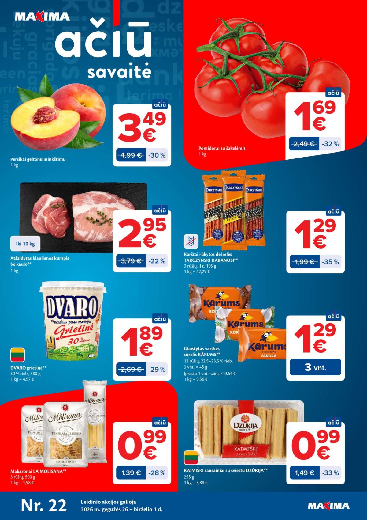 MAXIMA - Kaininis leidinys Nr.22 (2026 05 26 - 2026 06 01) | 1