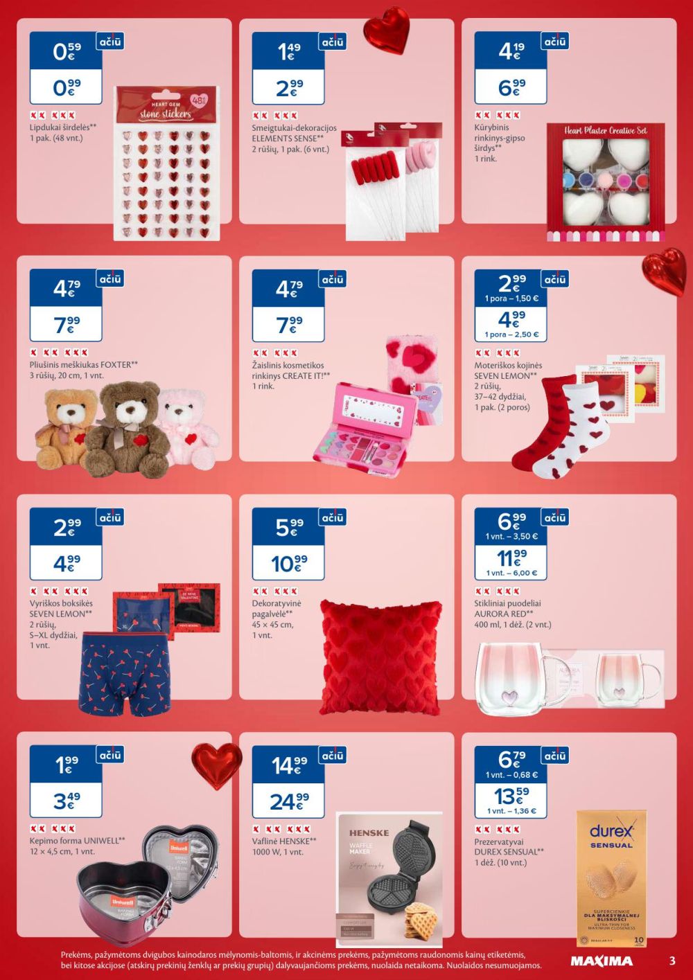 MAXIMA - Kaininis leidinys Nr.6 (2026 02 03 - 2026 02 09) | 3