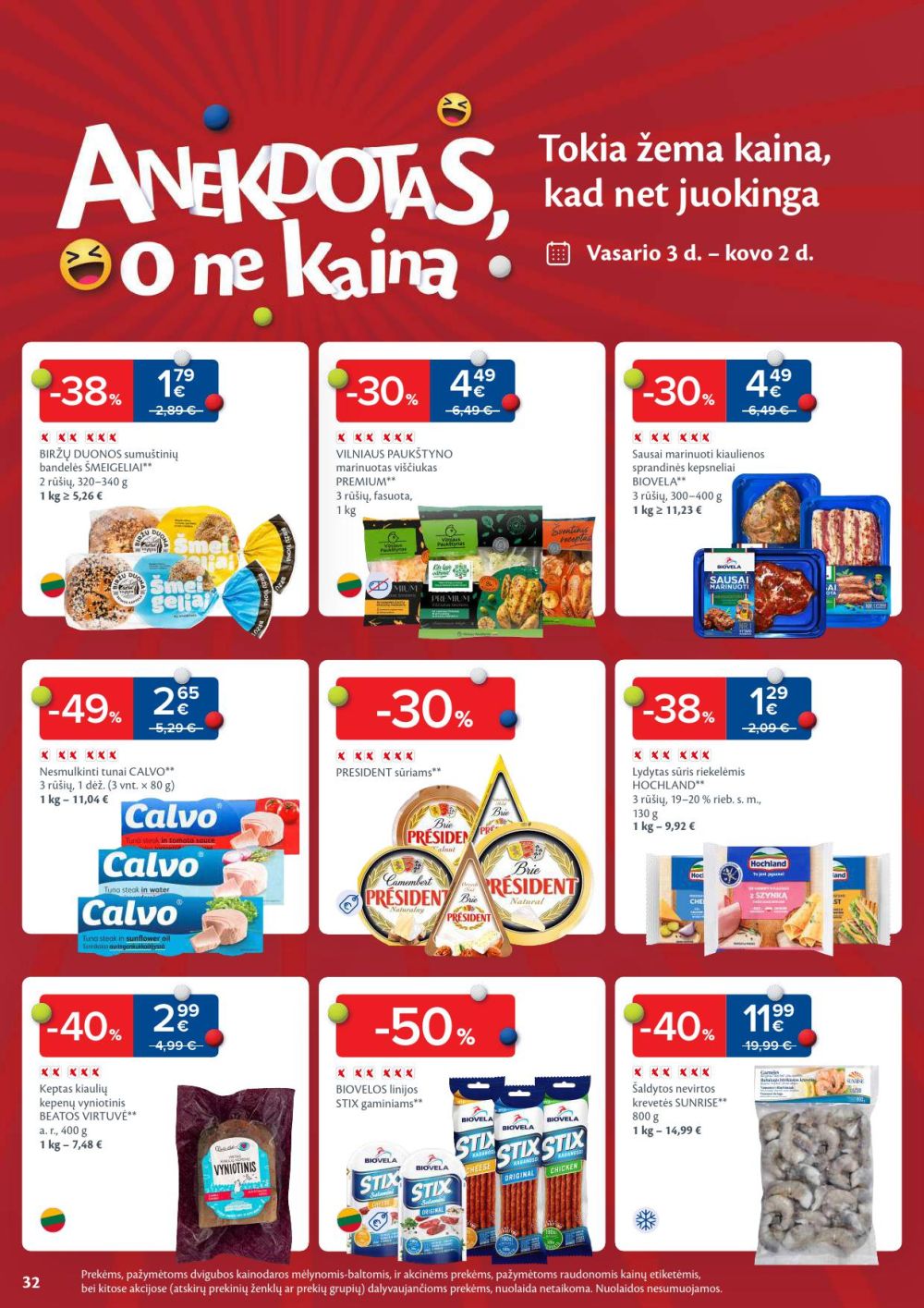 MAXIMA - Kaininis leidinys Nr.6 (2026 02 03 - 2026 02 09) | 32