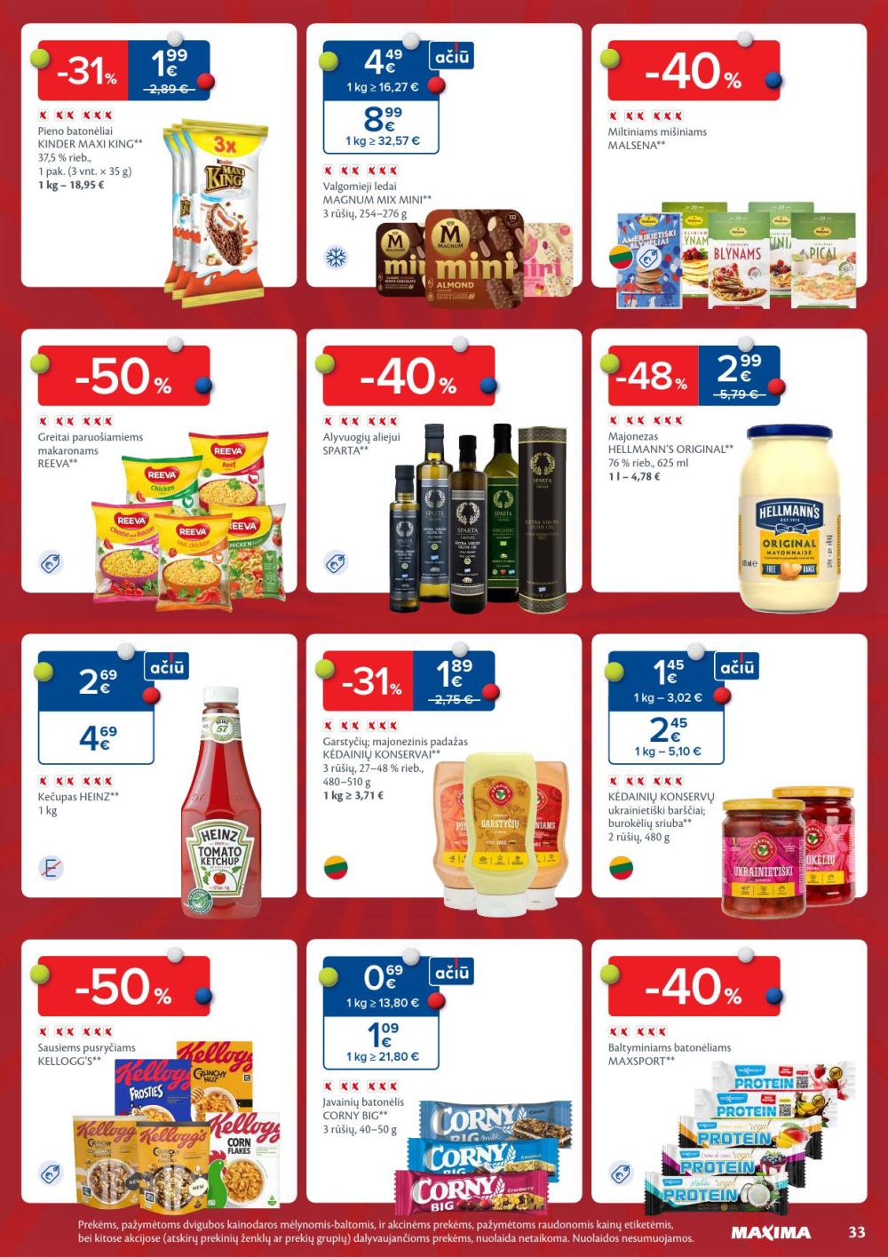 MAXIMA - Kaininis leidinys Nr.6 (2026 02 03 - 2026 02 09) | 33