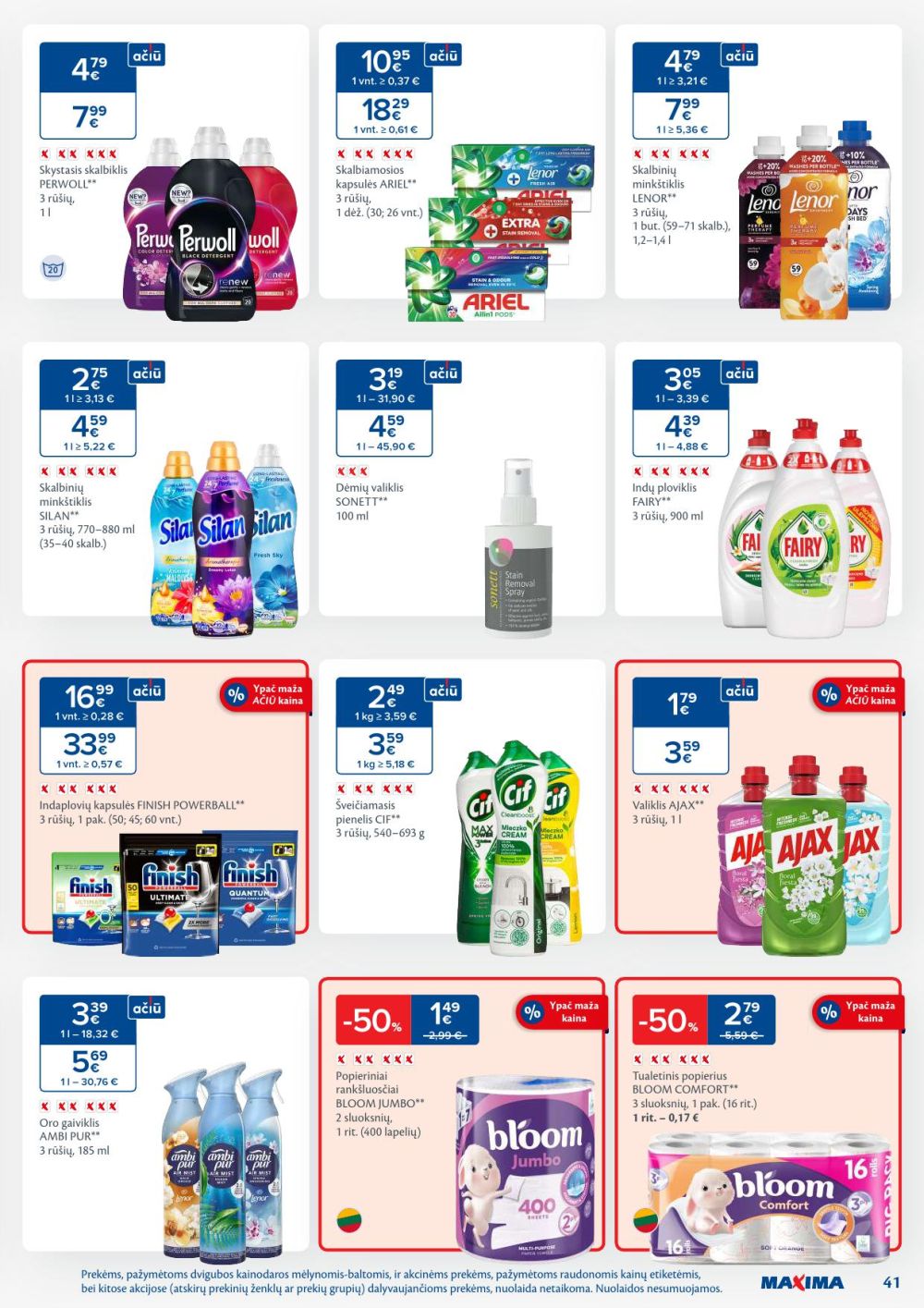 MAXIMA - Kaininis leidinys Nr.6 (2026 02 03 - 2026 02 09) | 41