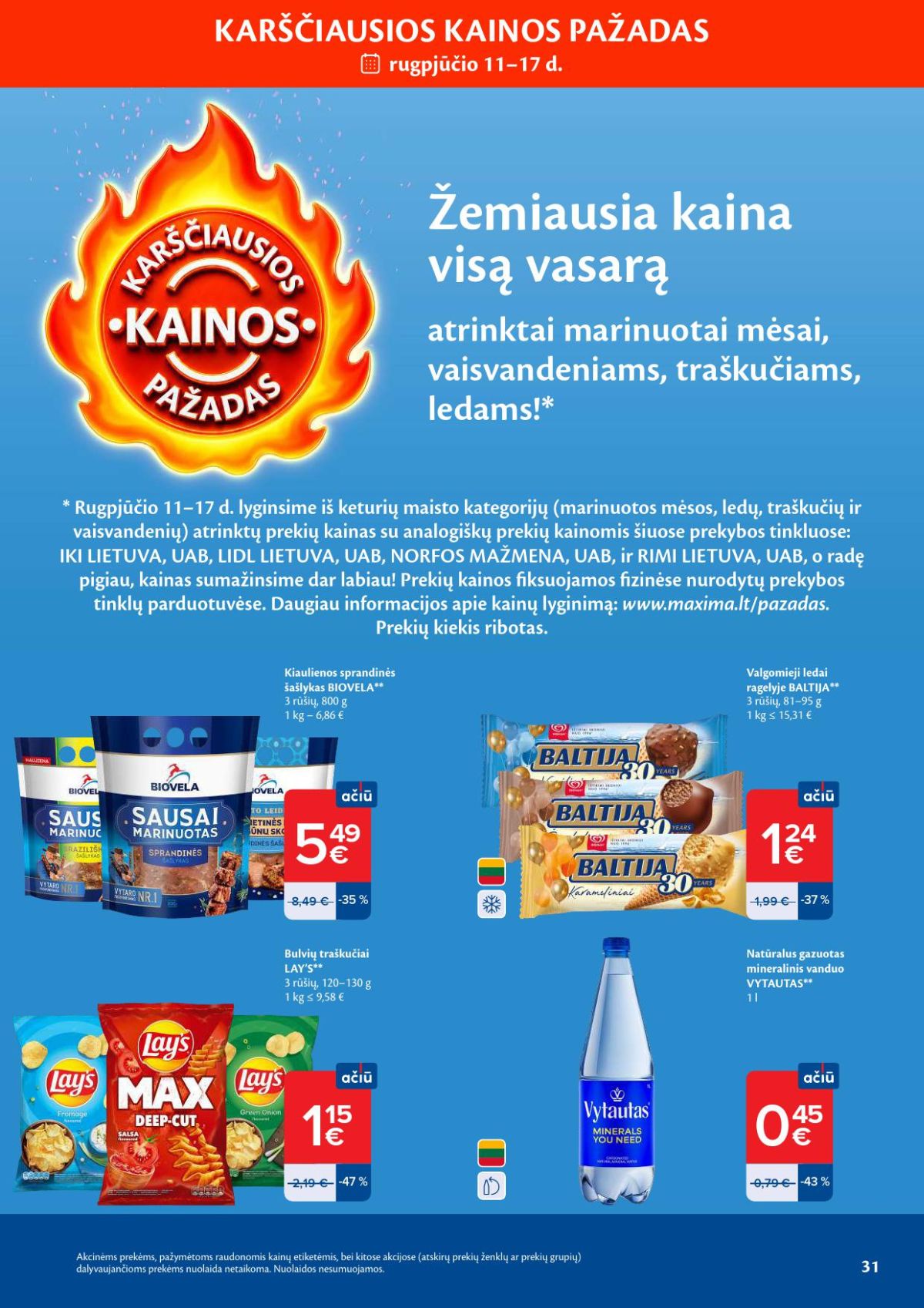 MAXIMA - Kaininis leidinys Nr.33 (2026 08 11 - 2026 08 17) | 16