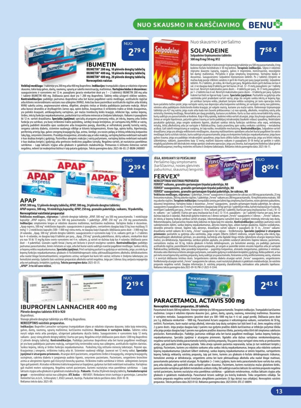 BENU VAISTINĖ (2026 01 01 - 2026 01 31) | 13