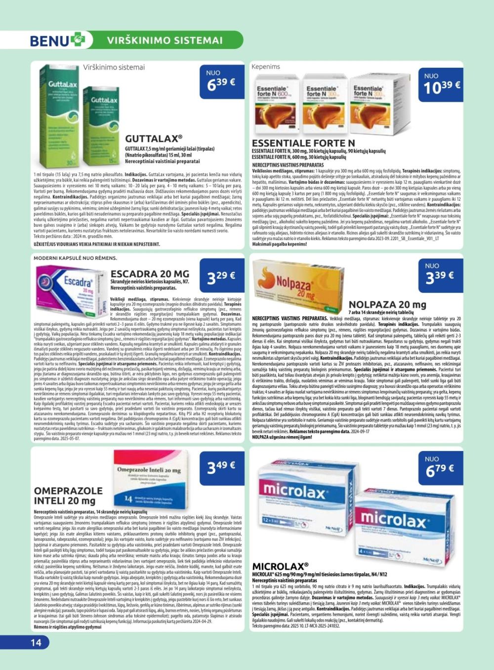 BENU VAISTINĖ (2026 01 01 - 2026 01 31) | 14