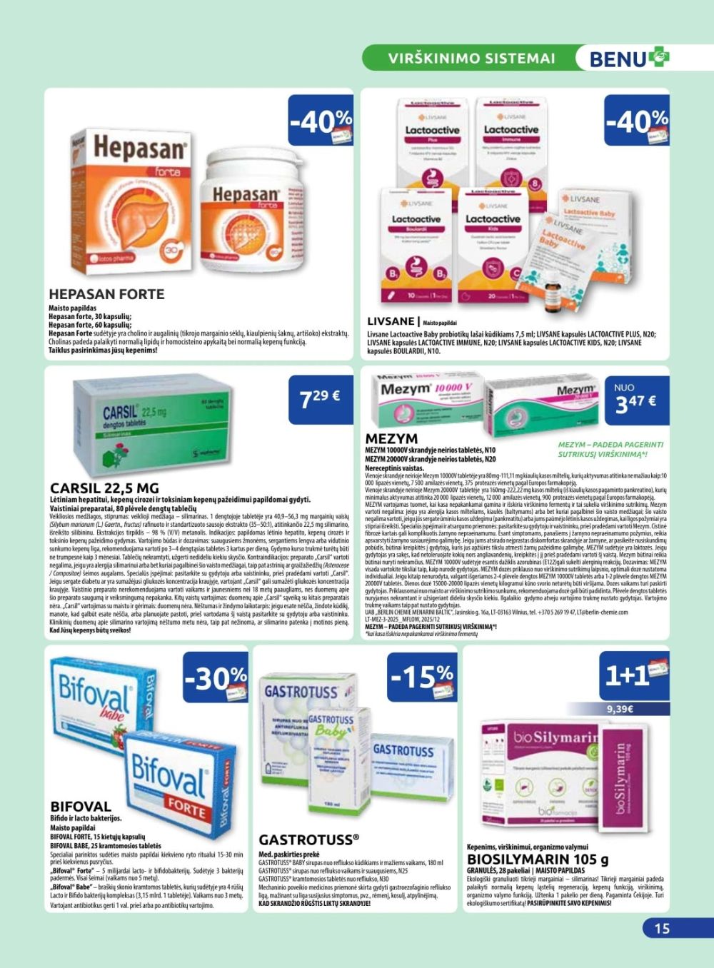 BENU VAISTINĖ (2026 01 01 - 2026 01 31) | 15