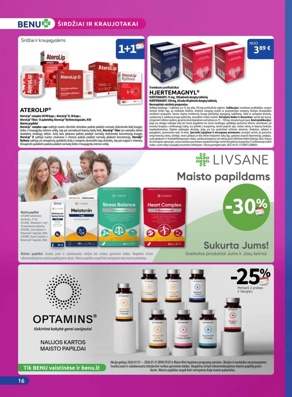 BENU VAISTINĖ (2026 01 01 - 2026 01 31) | 16