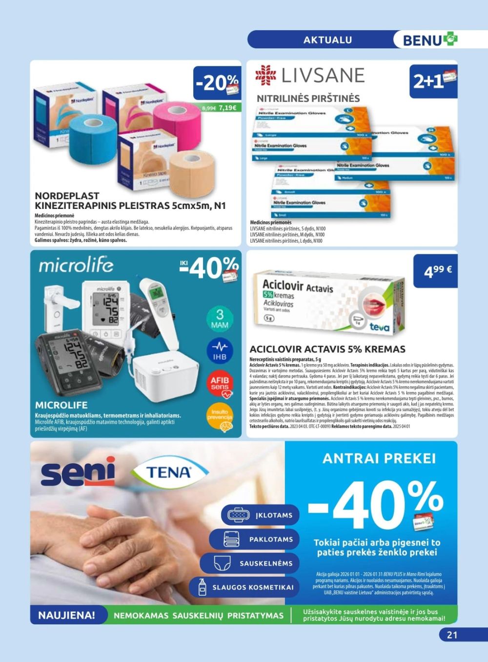 BENU VAISTINĖ (2026 01 01 - 2026 01 31) | 21
