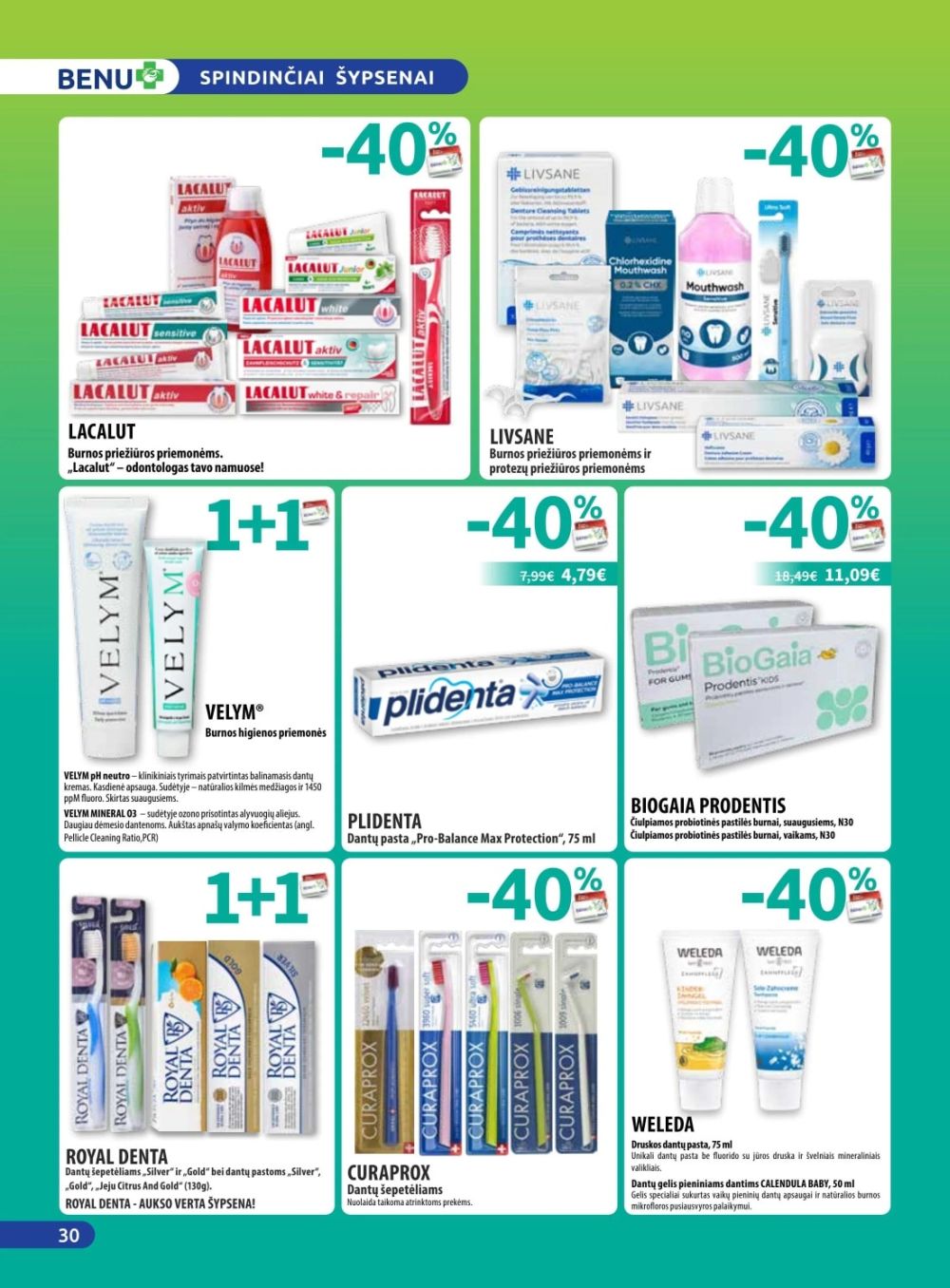 BENU VAISTINĖ (2026 01 01 - 2026 01 31) | 30