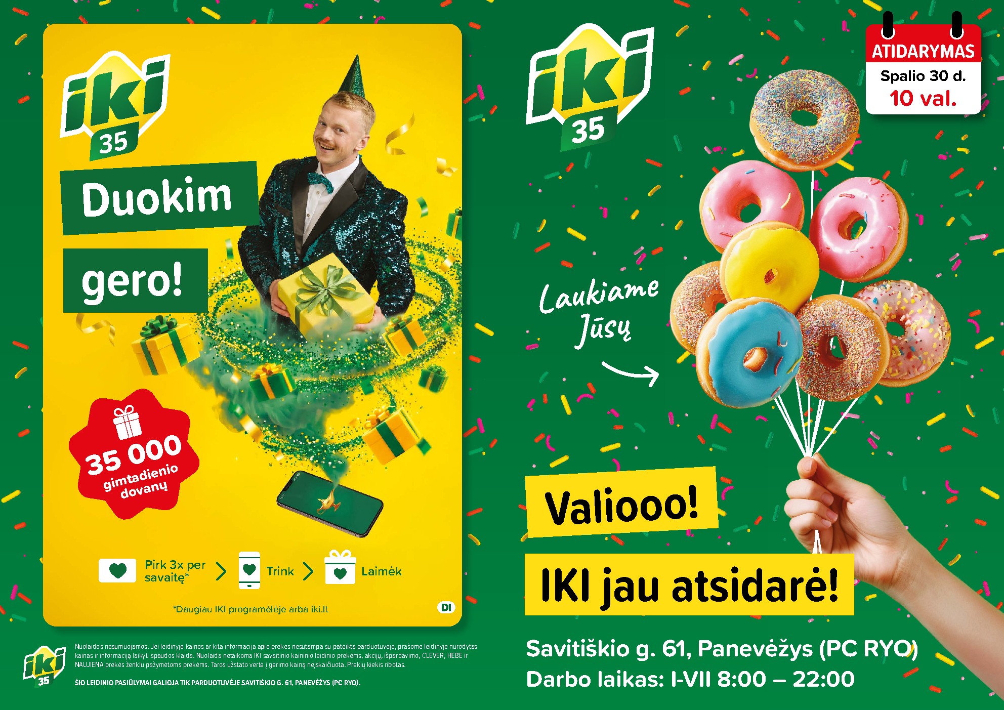 Specialūs pasiūlymai IKI RYO parduotuvės klientams (2026-10-30 - 2026-11-01) | 1