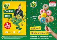 Specialūs pasiūlymai IKI RYO parduotuvės klientams (2026-10-30 - 2026-11-01)