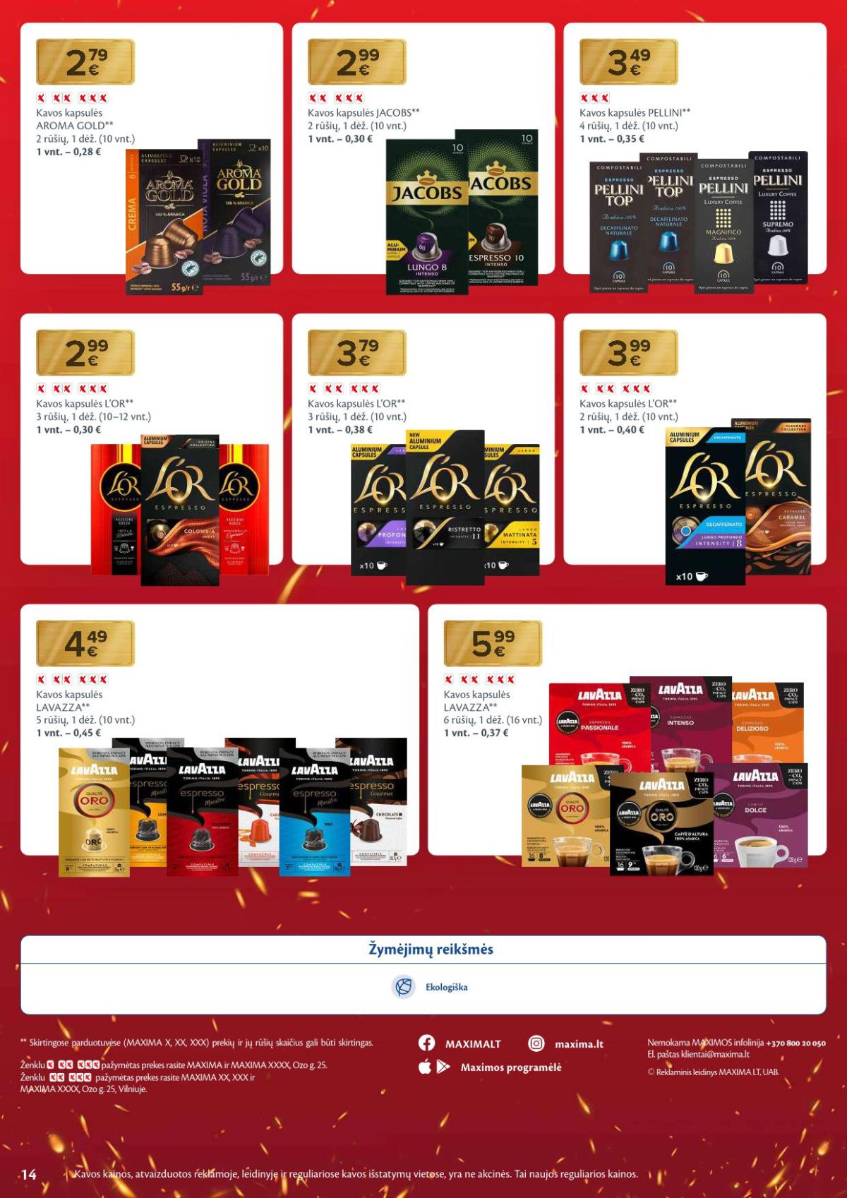 MAXIMA - Nukalta kaina – visada kaip per akciją (2026 02 24 - 2026 03 02) | 14