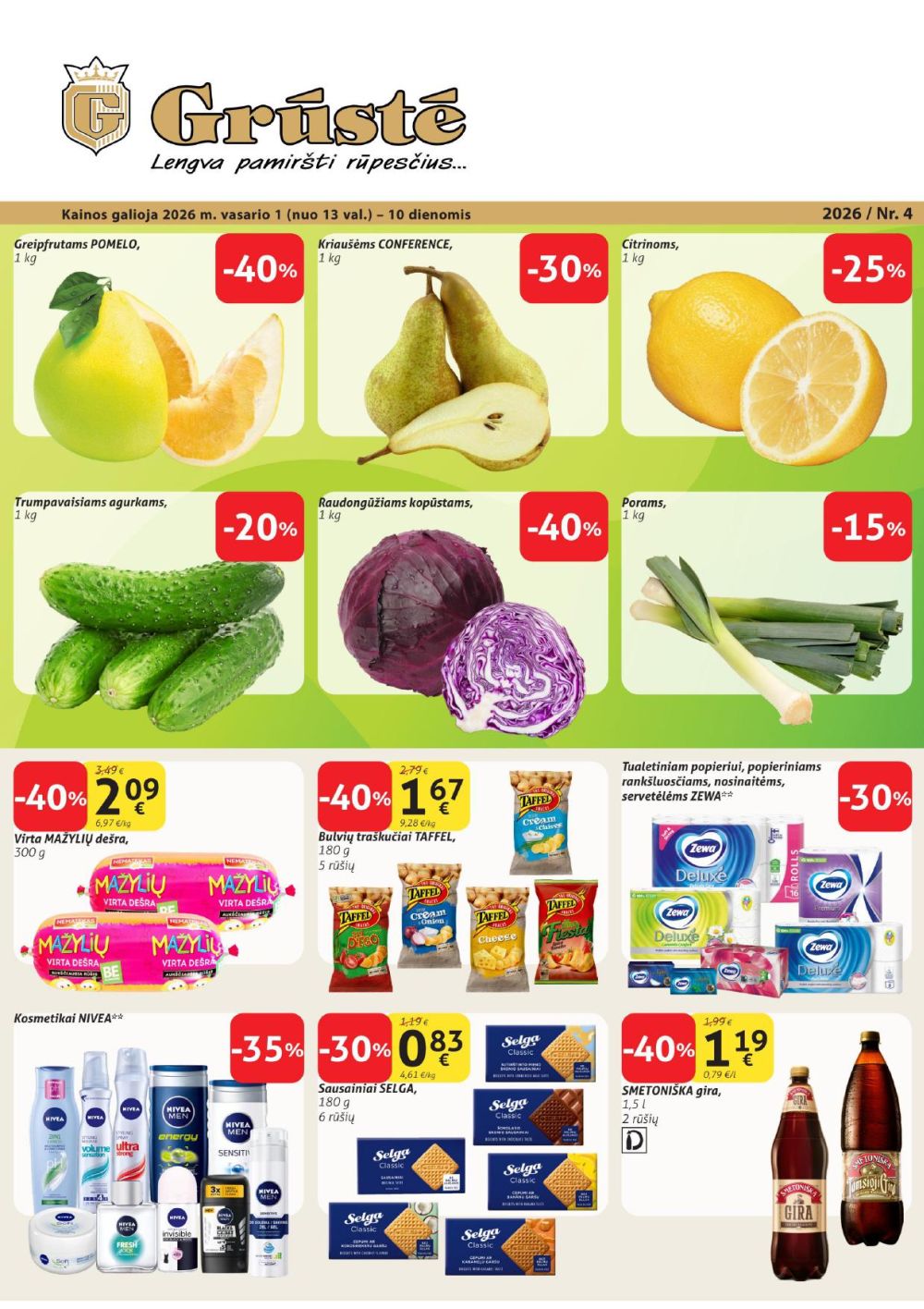 GRŪSTĖ - Leidinys Nr.4 (2026 02 01 - 2026 02 10) | 1