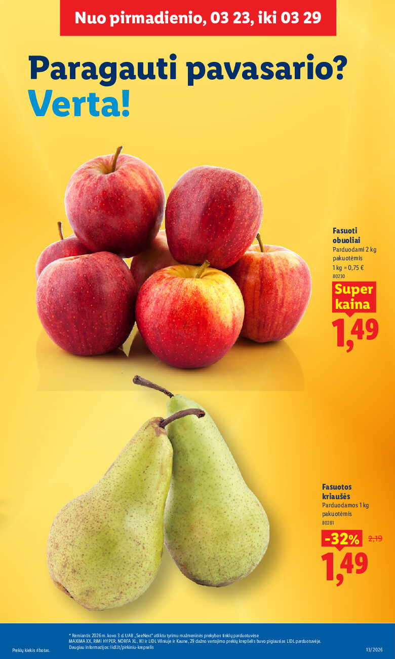 MAISTO PREKIŲ PASIŪLYMAI (2026-03-23 - 2026-03-29) | 5