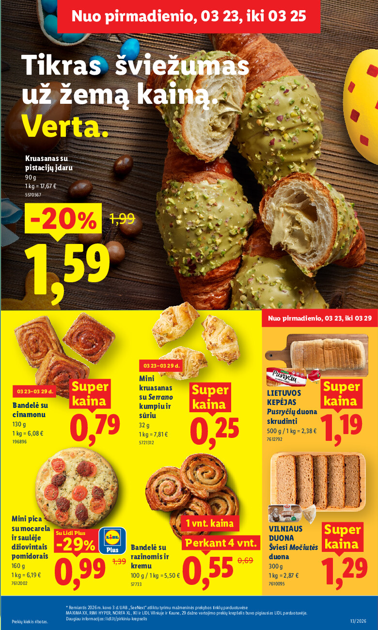 MAISTO PREKIŲ PASIŪLYMAI (2026-03-23 - 2026-03-29) | 7
