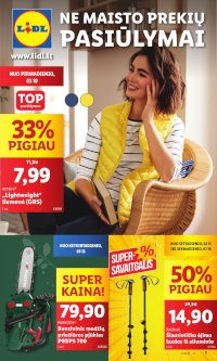 LIDL - Ne maisto prekių pasiūlymai (2025 03 10 - 2025 03 16)