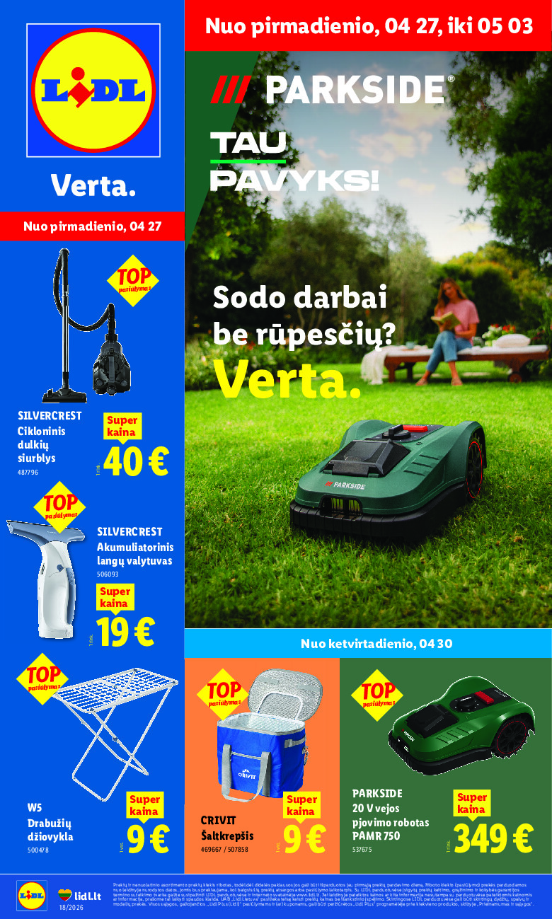 NE MAISTO PREKIŲ PASIŪLYMAI (2026-04-27 - 2026-05-03) | 1