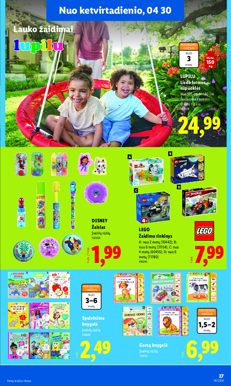 NE MAISTO PREKIŲ PASIŪLYMAI (2026-04-27 - 2026-05-03) | 27